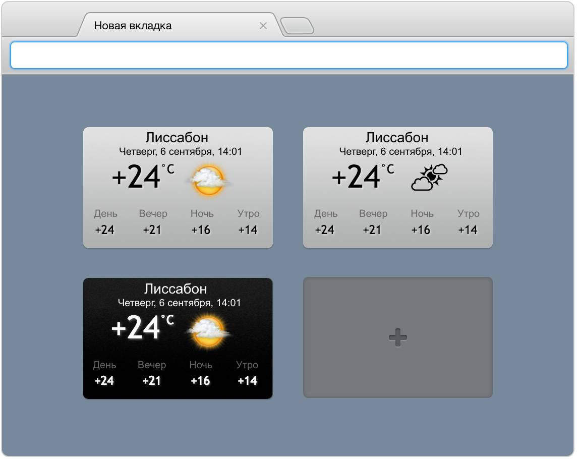 Weather Widget Opera GISMETEO